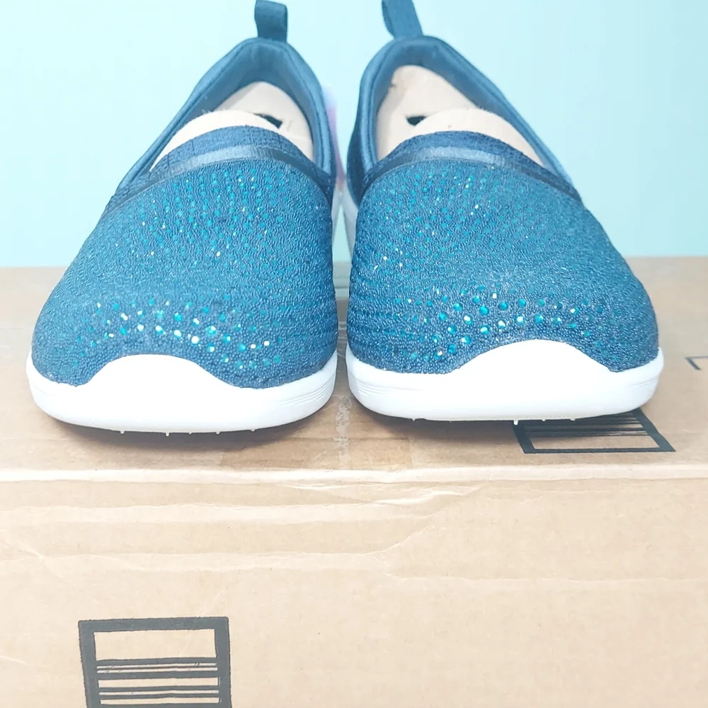 Skechers On The Go Navy Slip-On Memory Foam Women's Walking Shoe Size 5.5 NWT - Picture 5 of 10